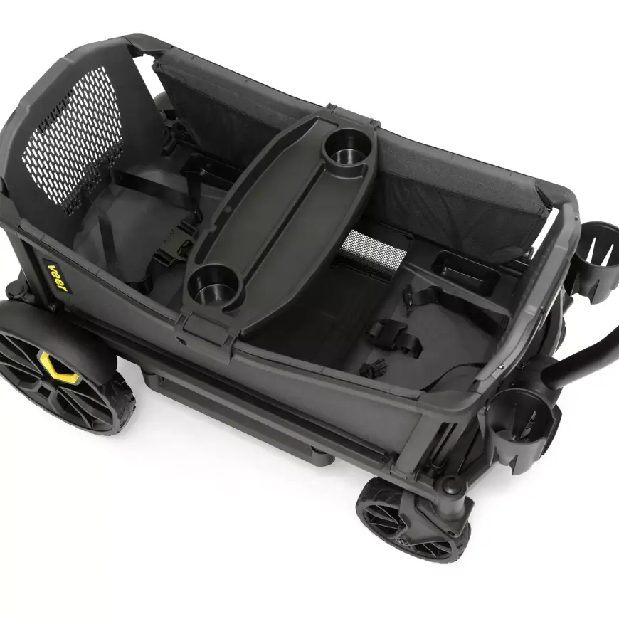 B-Ware Veer Bollerwagen Cruiser Kinderwagen Wagen Sicher Robust & Vielseitig Anthrazit