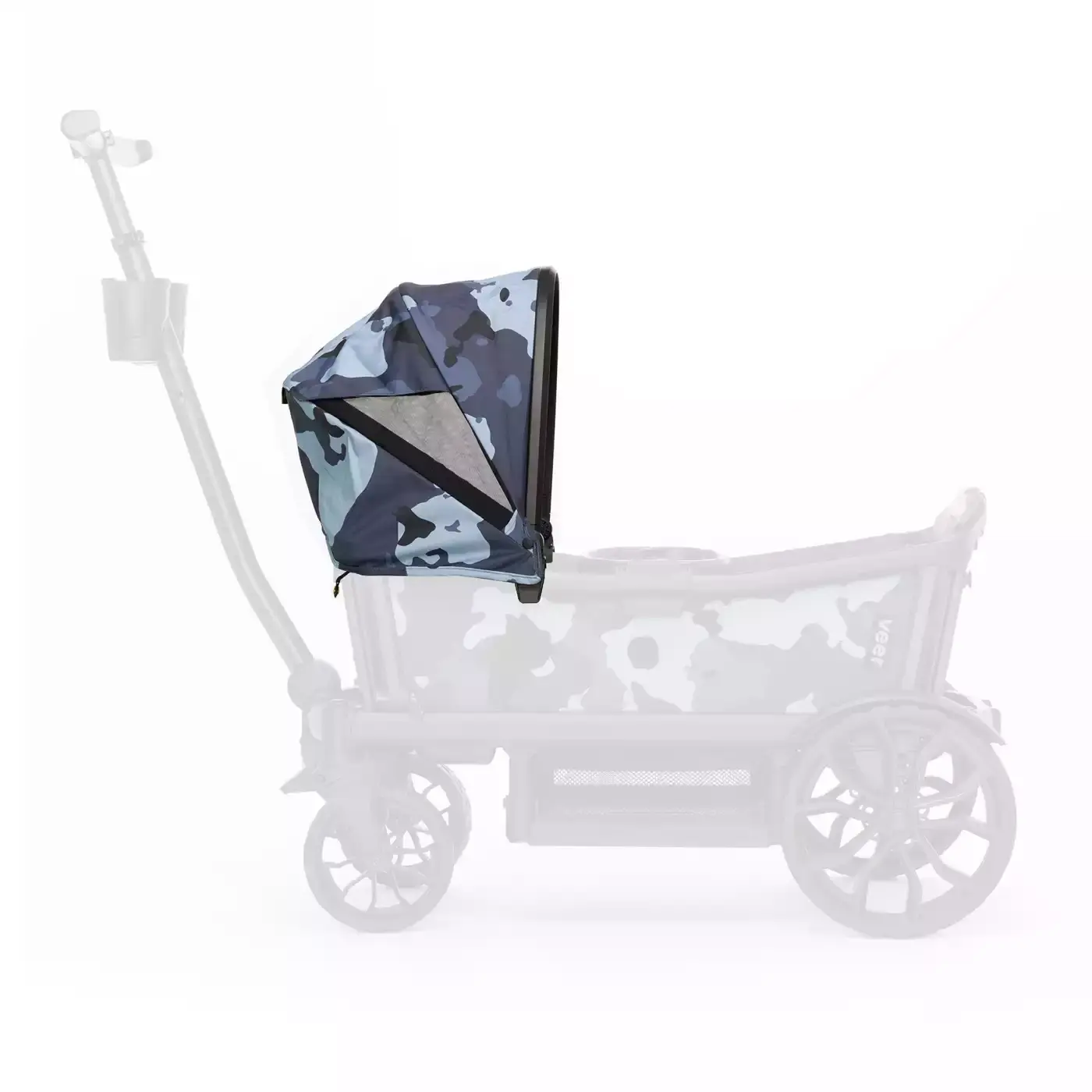 B-Ware Veer Sonnendach Verdeck Cruiser Bollerwagen Blue Camouflage Sichtfenster - 857997007358