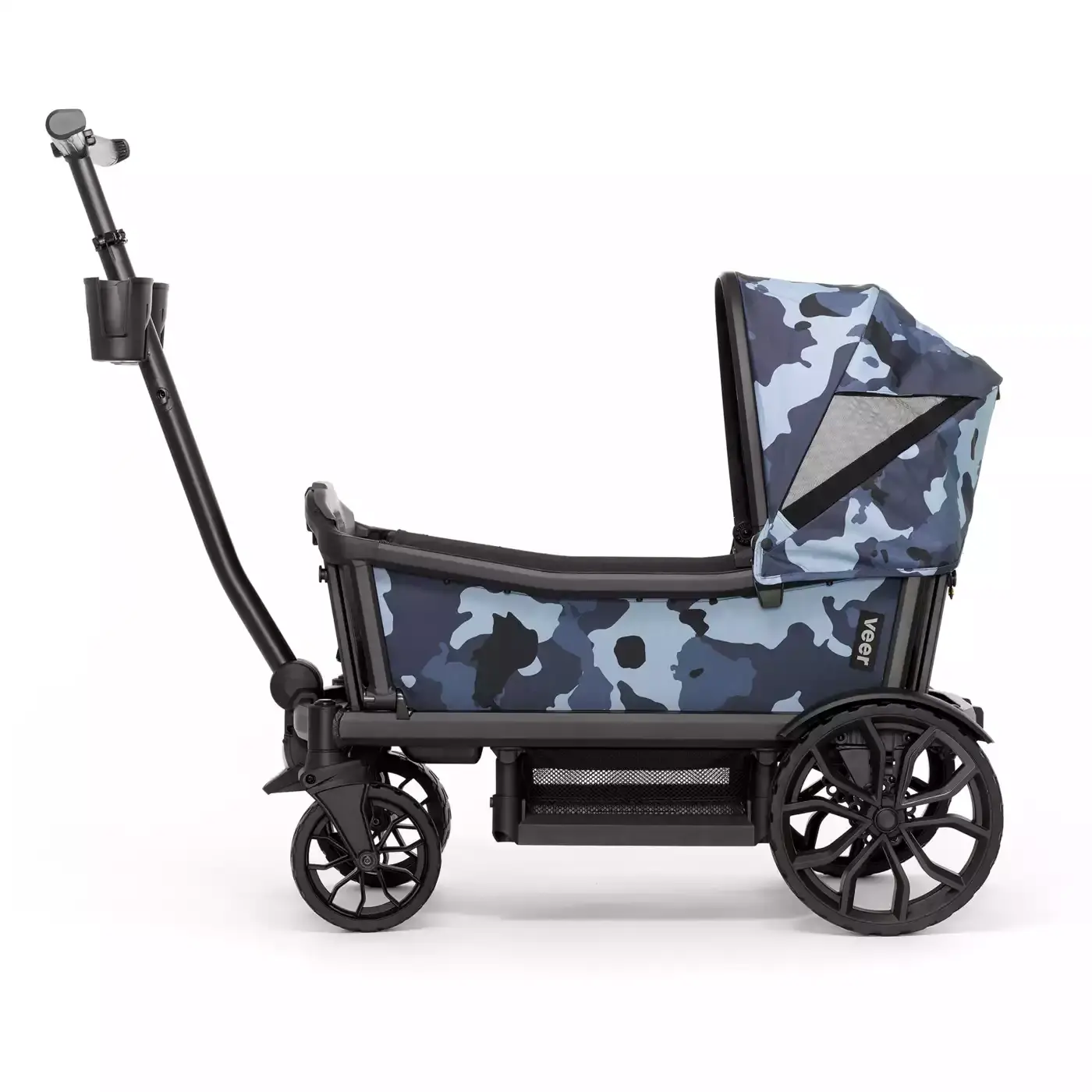 B-Ware Veer Sonnendach Verdeck Cruiser Bollerwagen Blue Camouflage Sichtfenster - 857997007358