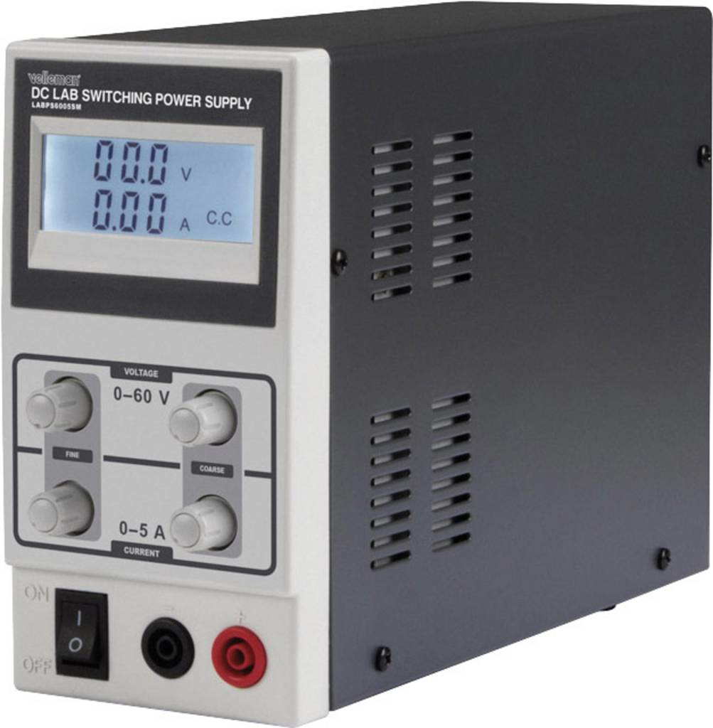 B-Ware Velleman Labps6005 Sm Labornetzgerät Labor Messgerät Einstellbar 0   60 V 0   5 A - 5410329647902