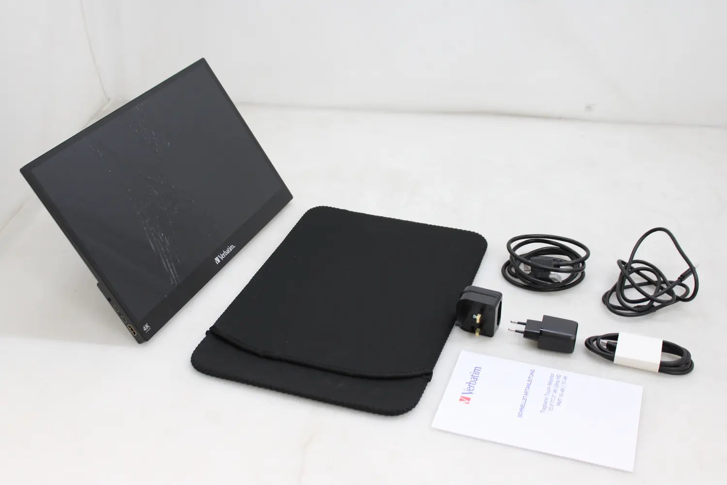 D-Ware Verbatim Touchmonitor Bildschirm 4 K Uhd Schwarz 17.3 Zoll Alu Defektware - 23942322122