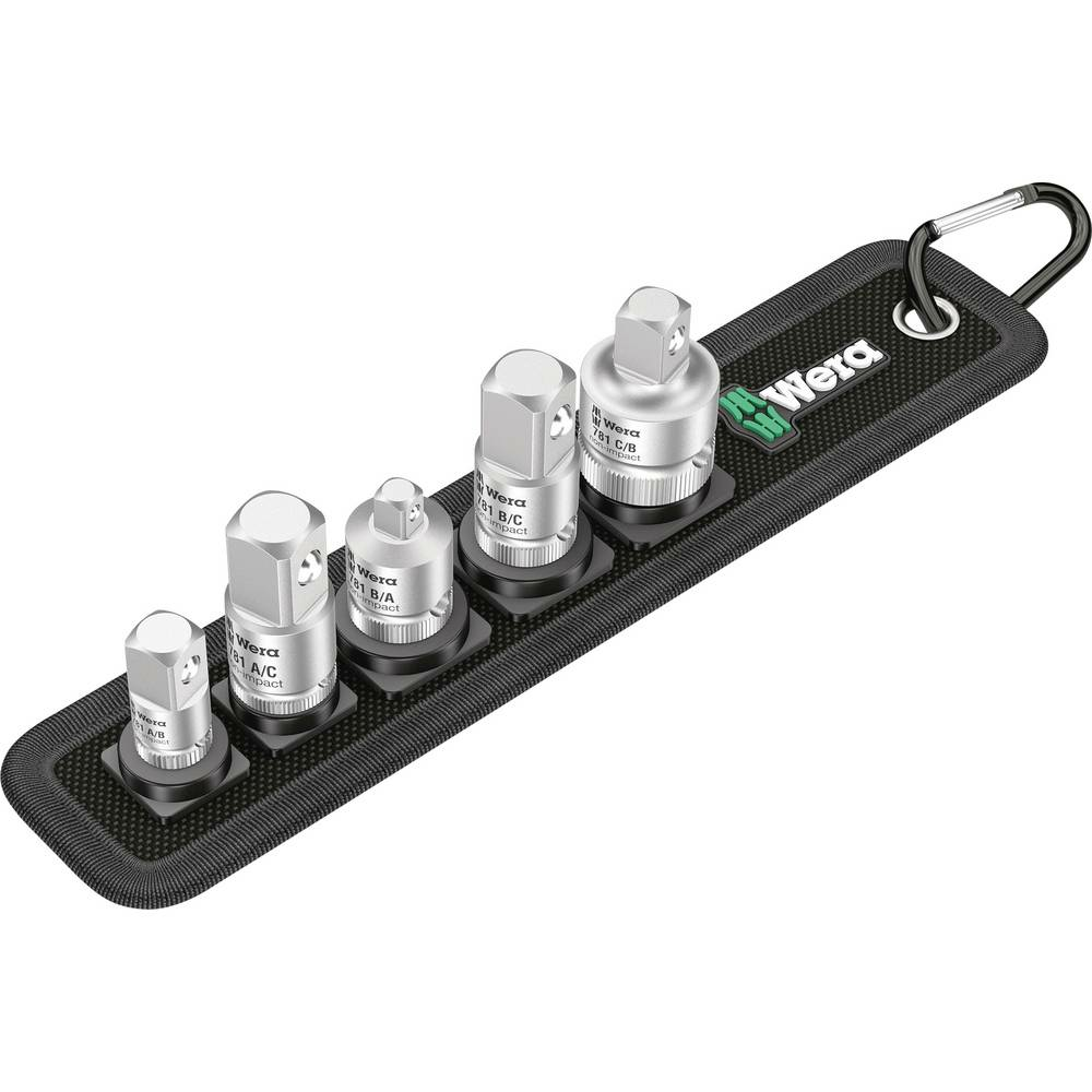 Wera 781/5 Set 1 05042680001 Steckschlüssel Bit Einsatz Set Antrieb 1/4", 3/8"  B-Ware