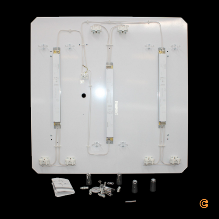 B.Lux Veroca 1 Led Deckenleuchte Deckenlampe Leuchte Lampe Ohne Lampenschirm B-Ware - 1