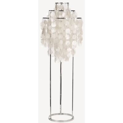 Verpan Fun 1 Stm Stehleuchte Stehlampe Standleuchte Dekolampe Weiß Perlmutt 120cm B-Ware