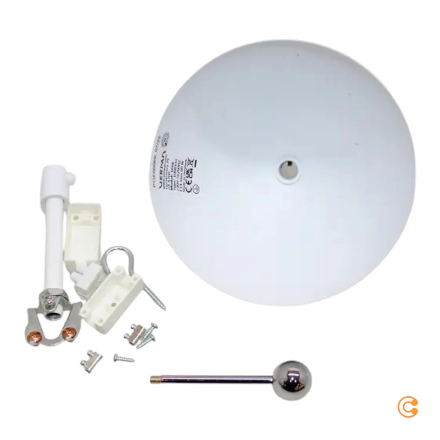 C-Ware Verpan Panto Hängeleuchte Pendelleuchte Lampe 40 Cm Wohnzimmer Siehe Text/Foto - 5702410975569