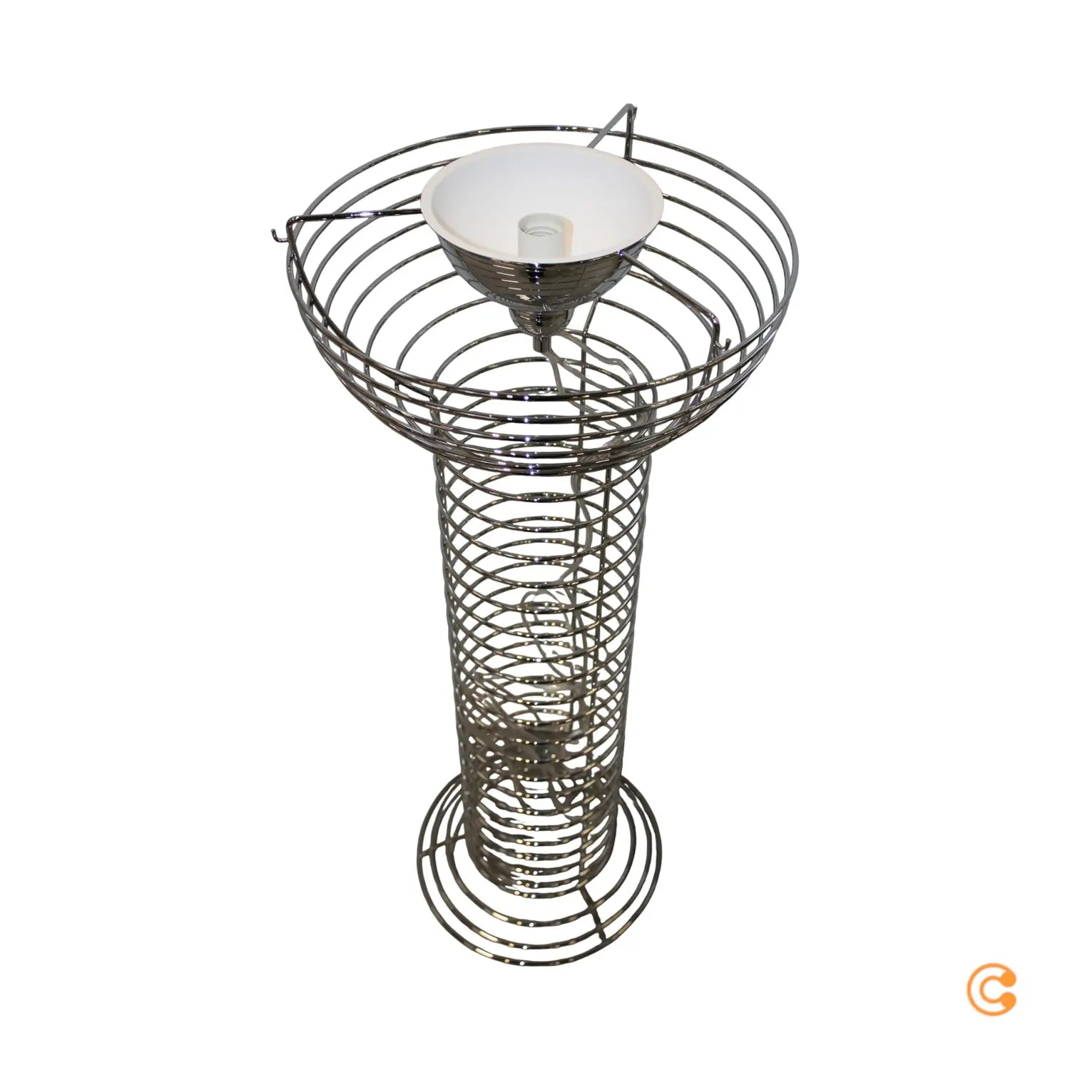 B-Ware Verpan Stehleuchte Standlampe Wire Leuchte Orange Kunststoff Stahl Chrom E27 Led - 5702410530959