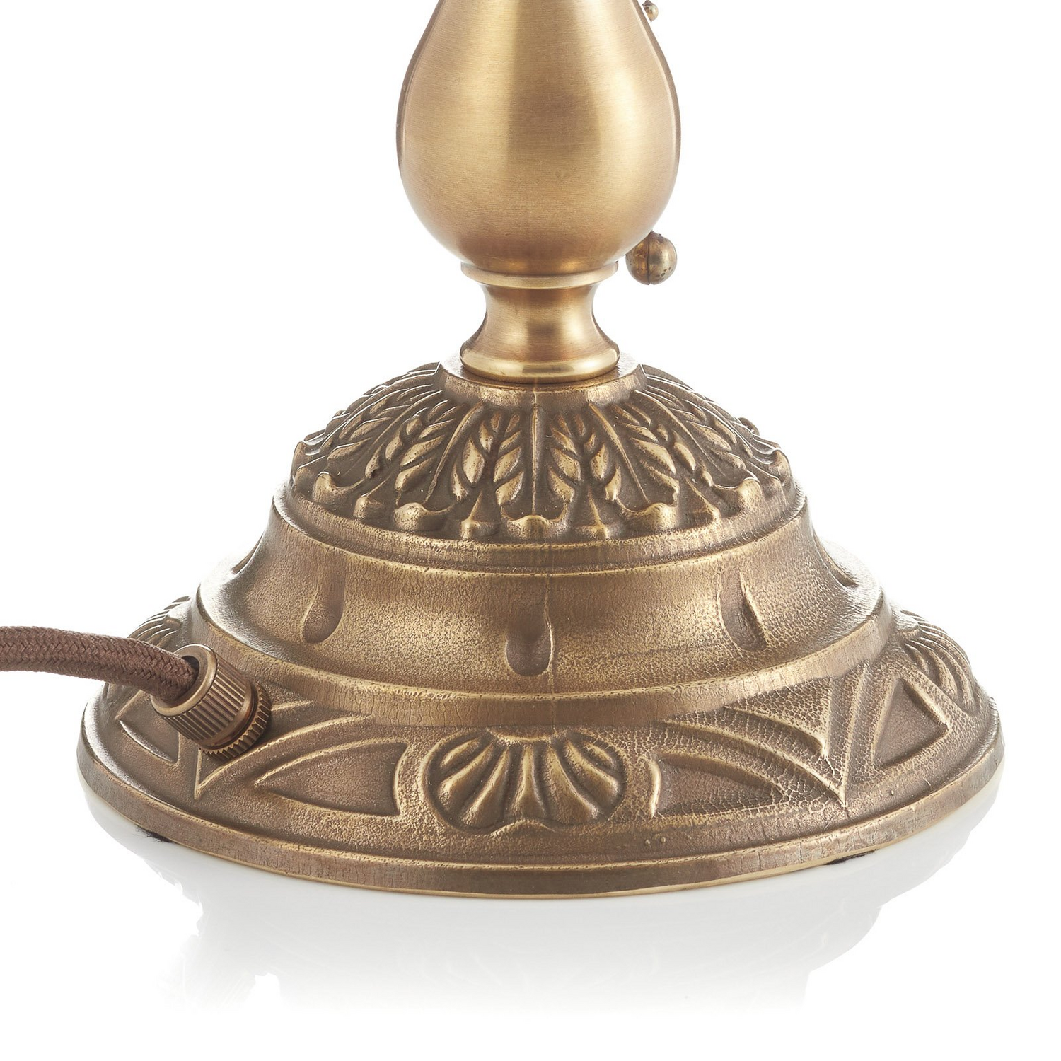 Berliner Messinglampen Verzierte Tischleuchte Carolin Messing Siehe Text/Foto B-Ware - 4043783510737