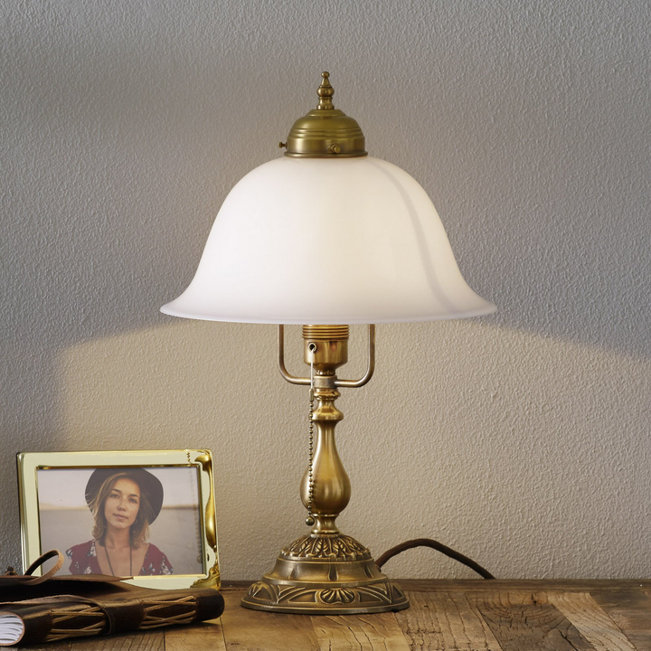 Berliner Messinglampen Verzierte Tischleuchte Carolin Messing Siehe Text/Foto B-Ware - 4043783510737