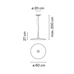 Vibia Skan 0275 Led Pendelleuchte Hängelampe Led Lampe Weiß Esszimmer  B-Ware - 403536