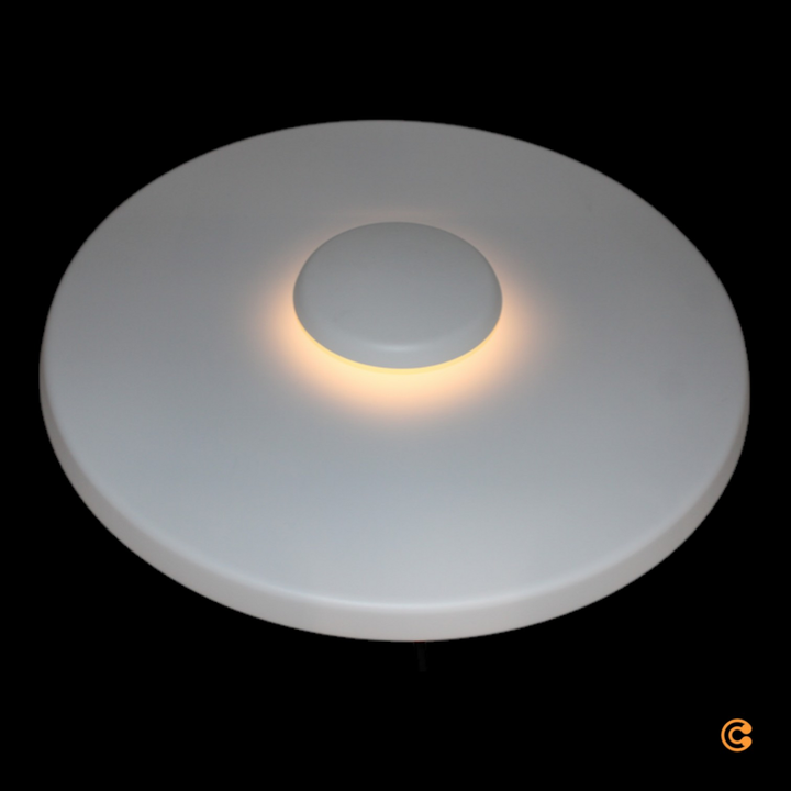 Vibia Top Led Wandleuchte Deckenlampe Wohnzimmerlampe Lampe 26,4 W ø 60 Cm Weiß C-Ware - 9515358