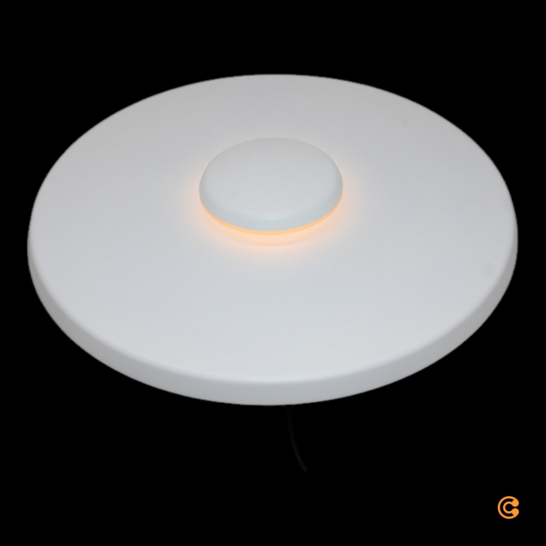 Vibia Top Led Wandleuchte Deckenlampe Wohnzimmerlampe Lampe 26,4 W ø 60 Cm Weiß C-Ware - 9515358