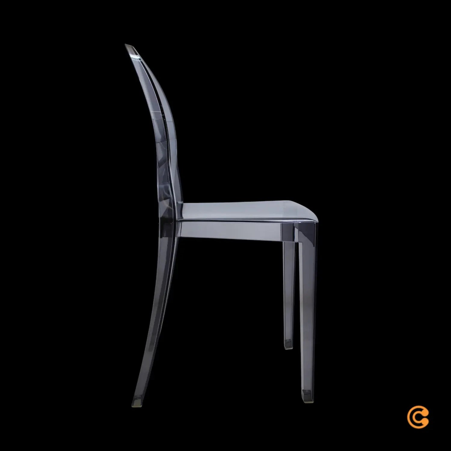 B-Ware Kartell Victoria Stuhl Designerstuhl Lehnstuhl Küchenstuhl Esszimmer Transparent