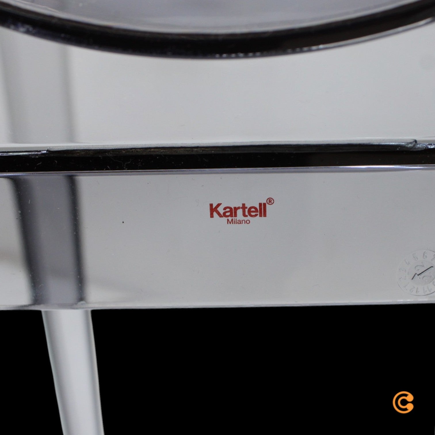 B-Ware Kartell Victoria Stuhl Designerstuhl Lehnstuhl Küchenstuhl Esszimmer Transparent