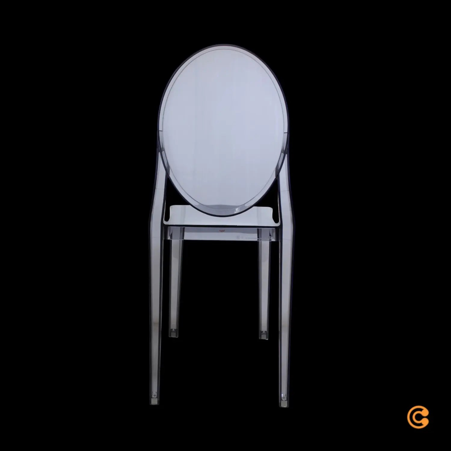 B-Ware Kartell Victoria Stuhl Designerstuhl Lehnstuhl Küchenstuhl Esszimmer Transparent
