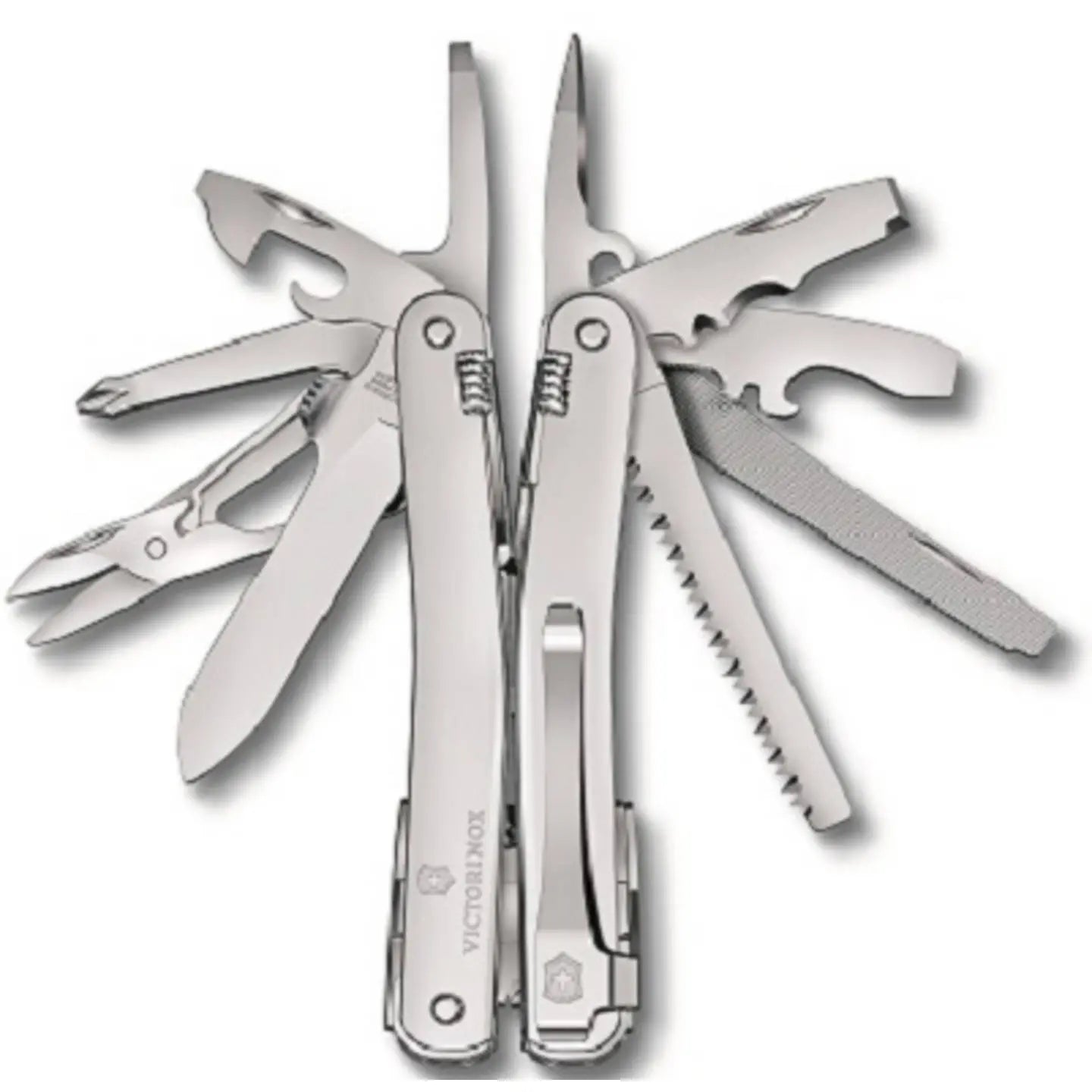 B-Ware Victorinox Multitool Werkzeug Swiss Tool Spirit Mx Clip Silber 24 Funktionen - 7613329152522
