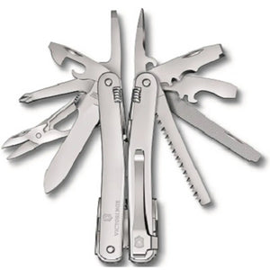 B-Ware Victorinox Multitool Werkzeug Swiss Tool Spirit Mx Clip Silber 24 Funktionen