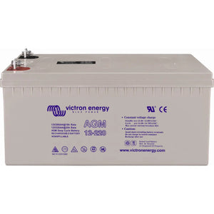 B-Ware Victron Batterie Akku Agm Deep Cycle 12 V 110 Ah Zyklenfest Bleiakku Schwarz