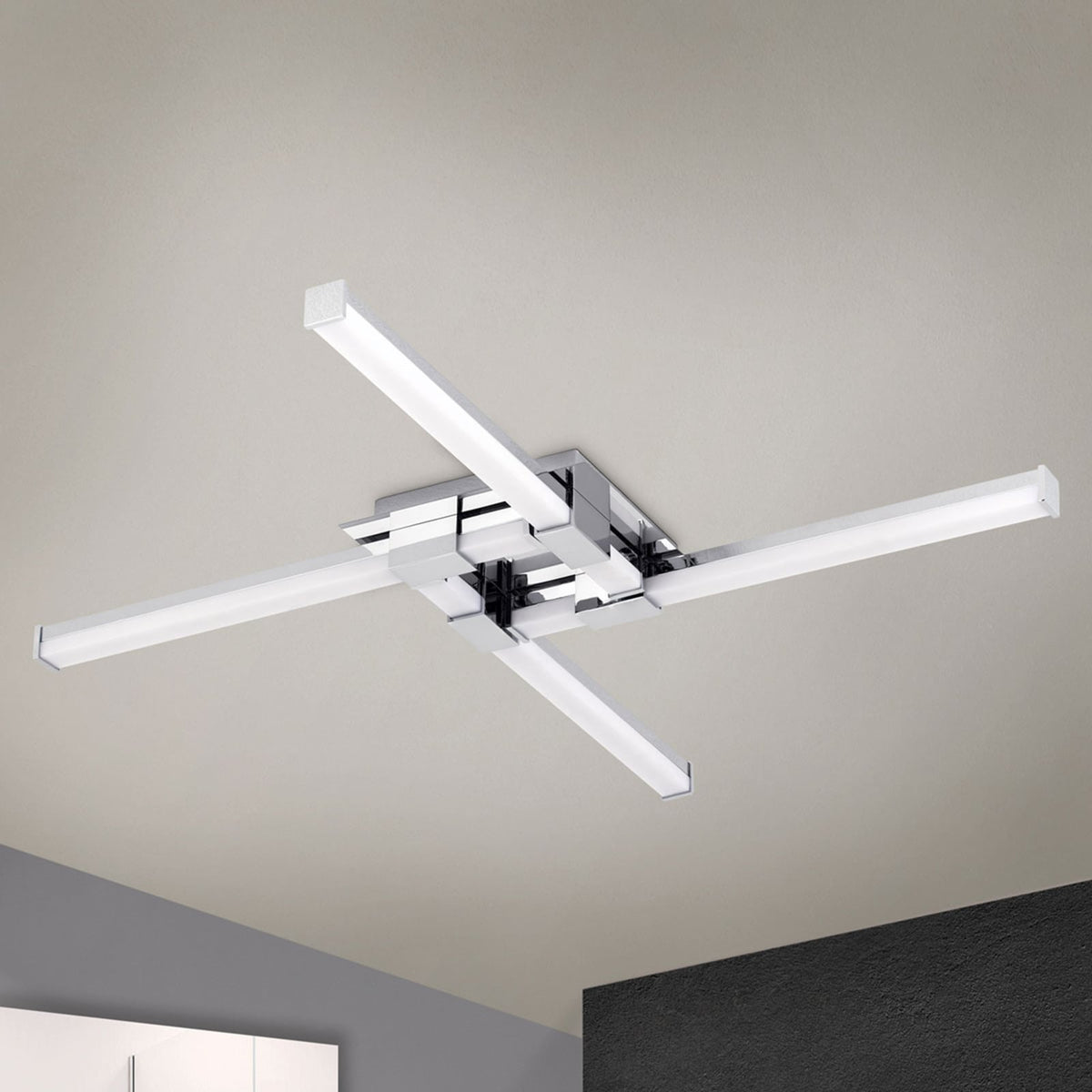 Orion Vierflammige LED-Bad-Deckenlampe Deckenlampe Lampe Leuchte Argo IP44 24W - 9003090256990