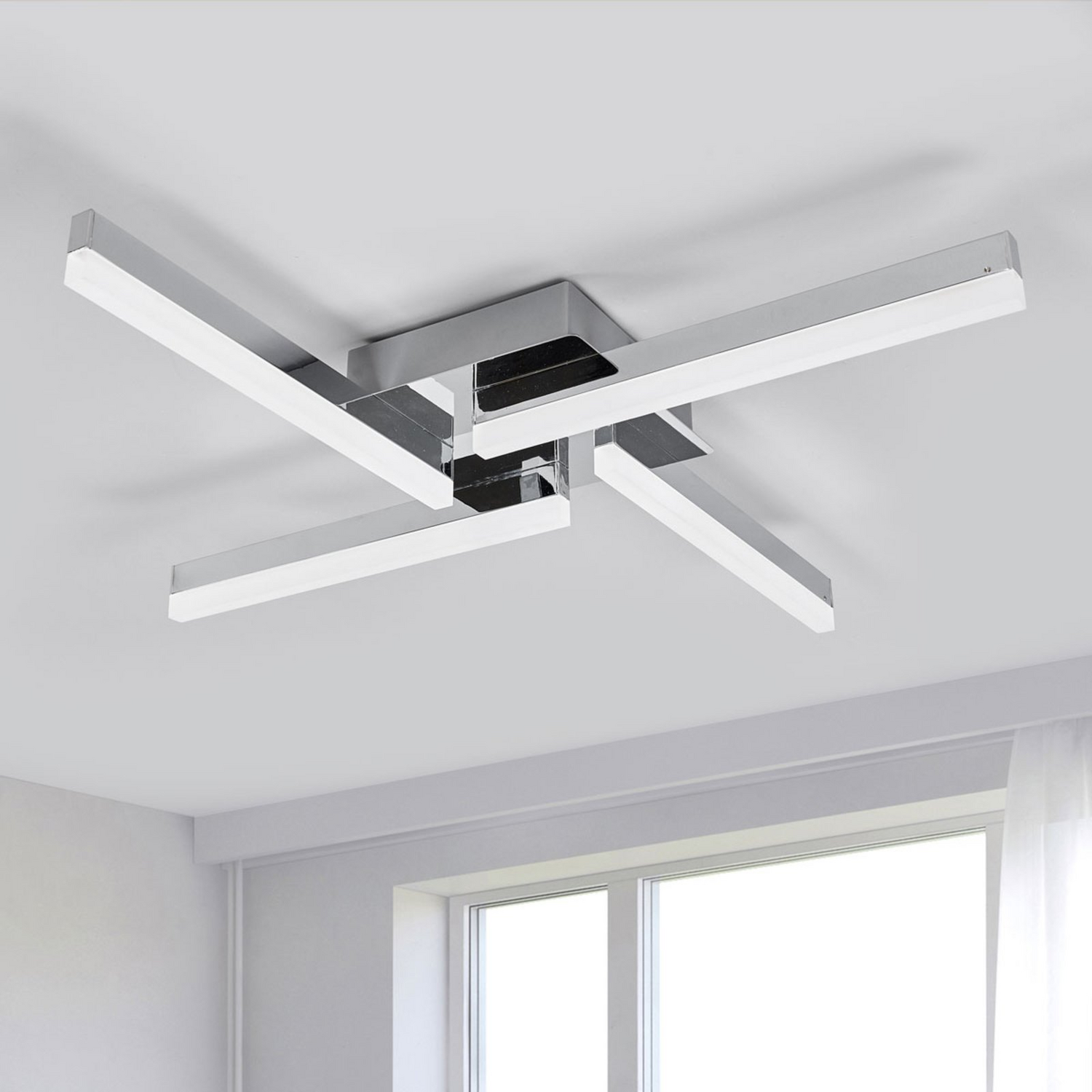 B-Ware Lindby Vierflammige Led Deckenlampe Patrik Deckenlampe Leuchte Lampe Licht Ip44