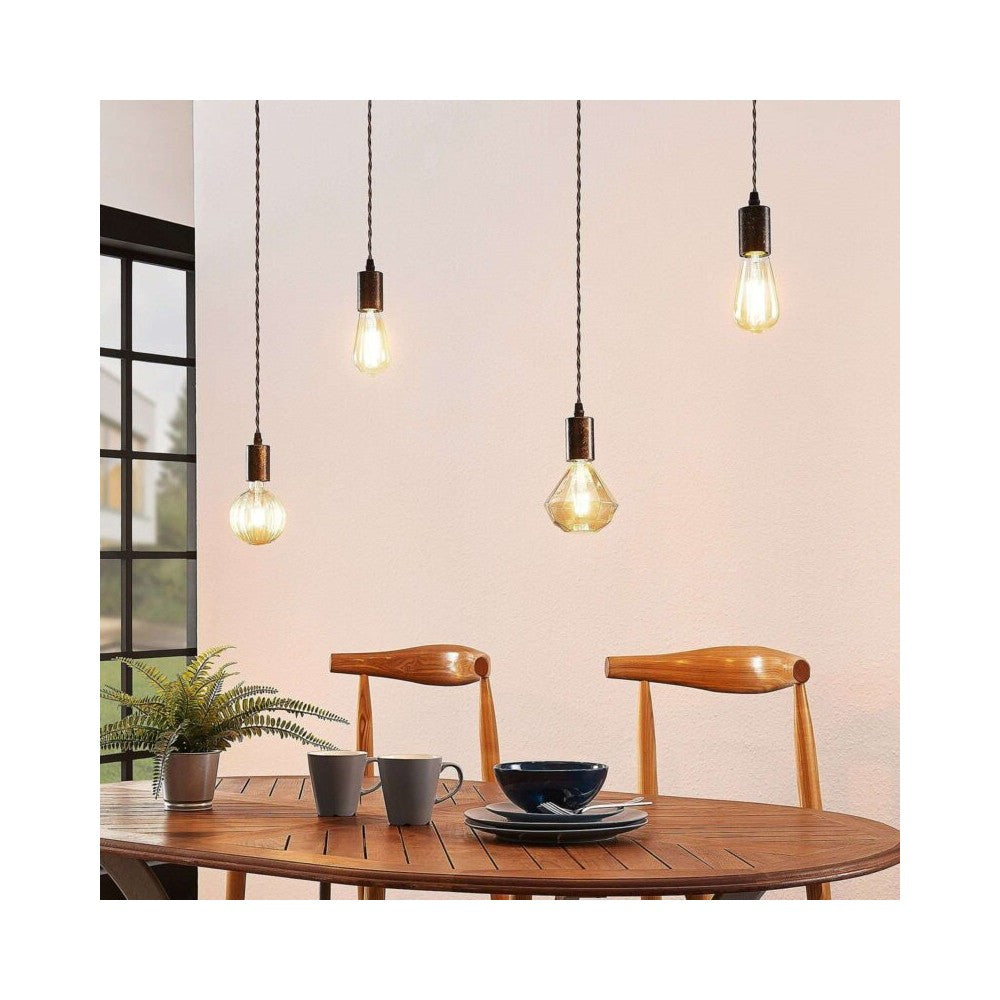 Lampenwelt Vierflammige LED-Pendelleuchte Pendelleuchte Lampe Leuchte Decke Maxi - 4251096548952