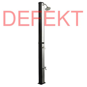 D-Ware Viesta Solardusche Gartendusche Regenduschkopf Fußdusche Schwarz Defektware