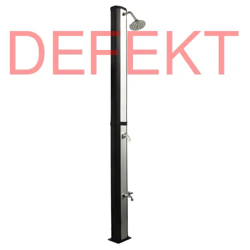 D-Ware Viesta Solardusche Gartendusche Regenduschkopf Fußdusche Schwarz Defektware - 4251320812644