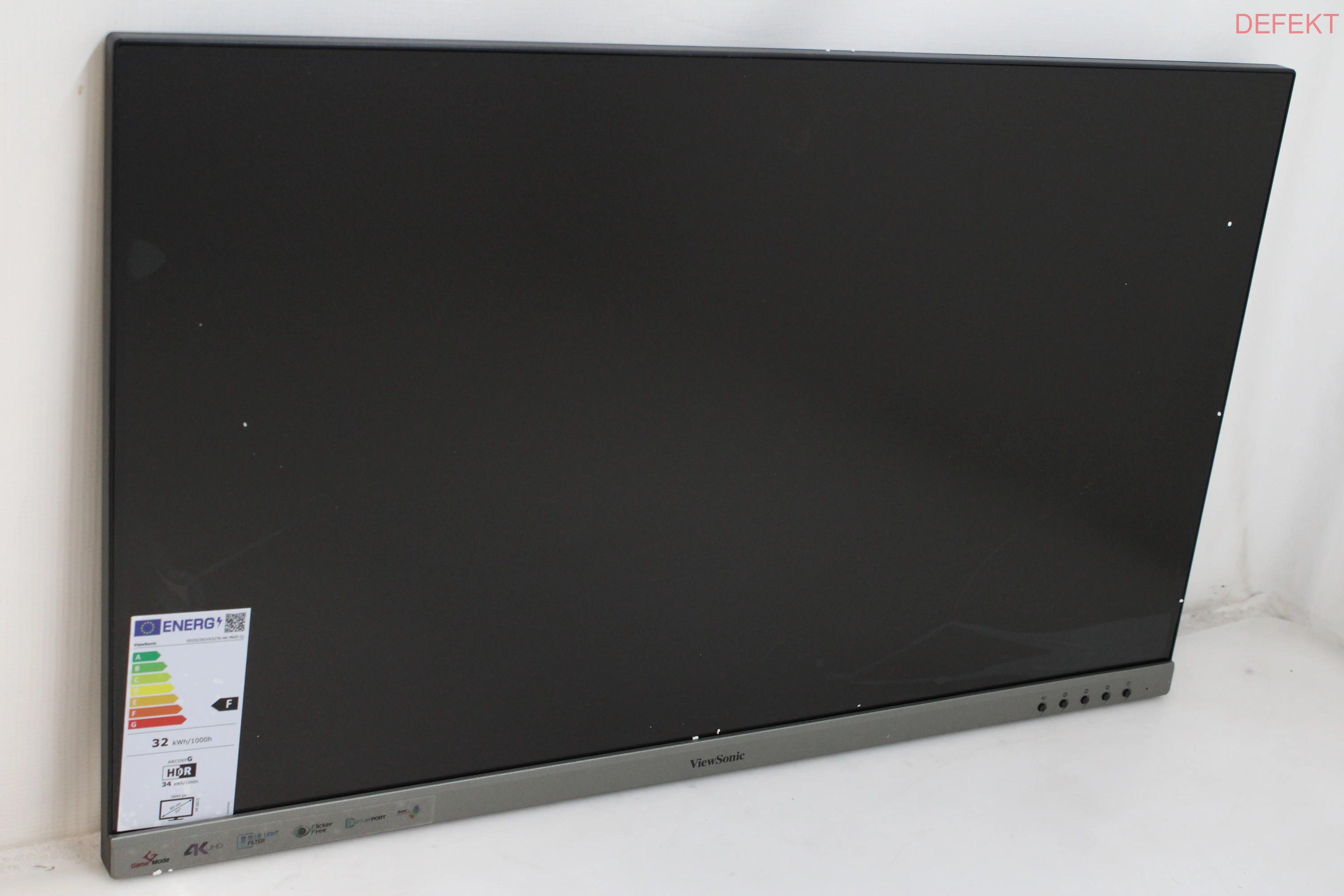 D-Ware Viewsonic Lcd Monitor Bildschirm 4 K Ultra Hd 32" Silber Display Port Defektware - 766907002966