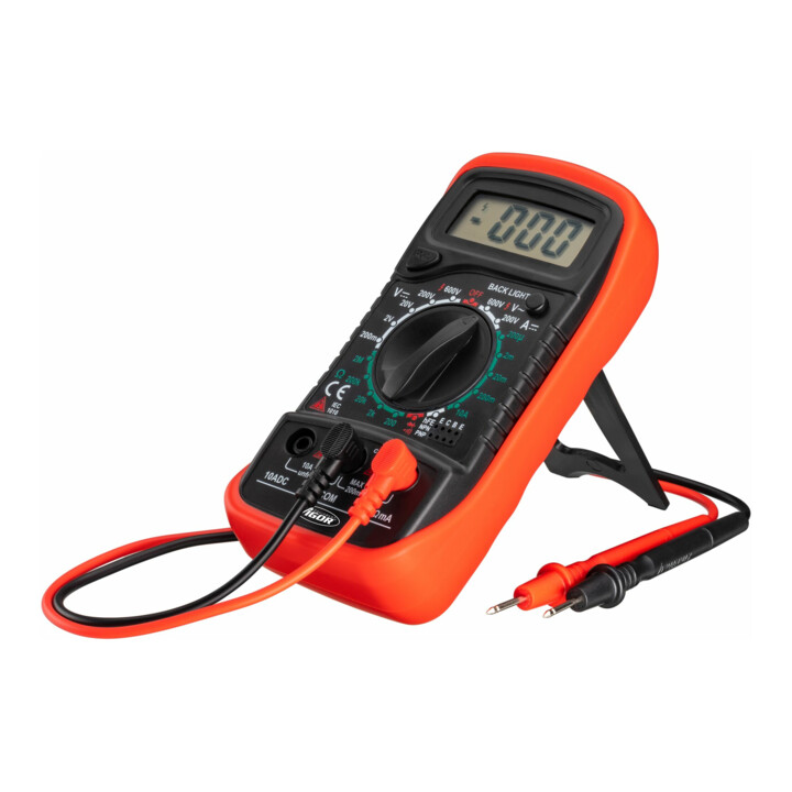 Vigor Digital Multimeter Messgerät Spannungsmesser V4324 Lcd Hintergrundlicht B-Ware - 4047728043243