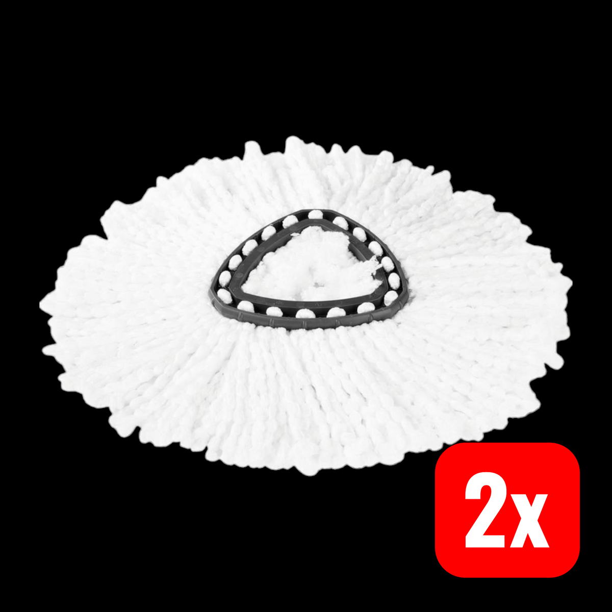 Vileda Wischmop Ersatzaufsatz Mopkopf Easy Wring Clean Ersatz Aufsatz 2 STÜCK - 4023103156487