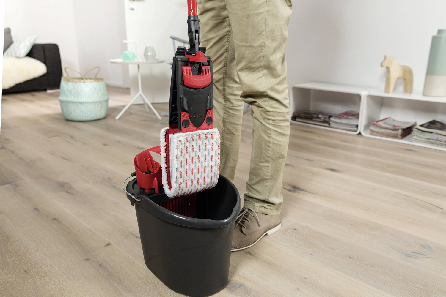 B-Ware Vileda Ultra Mat Komplett Bodenwischerset Haushaltsreinigung Eimer Wischer Mop - 4023103143876