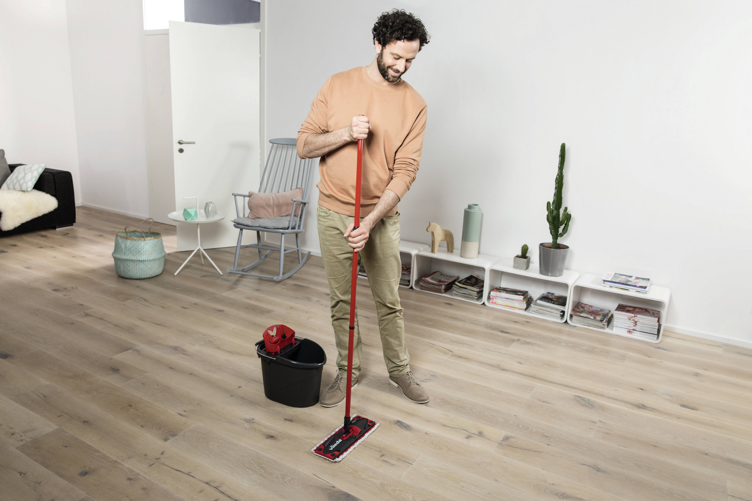 B-Ware Vileda Ultra Mat Komplett Bodenwischerset Haushaltsreinigung Eimer Wischer Mop - 4023103143876