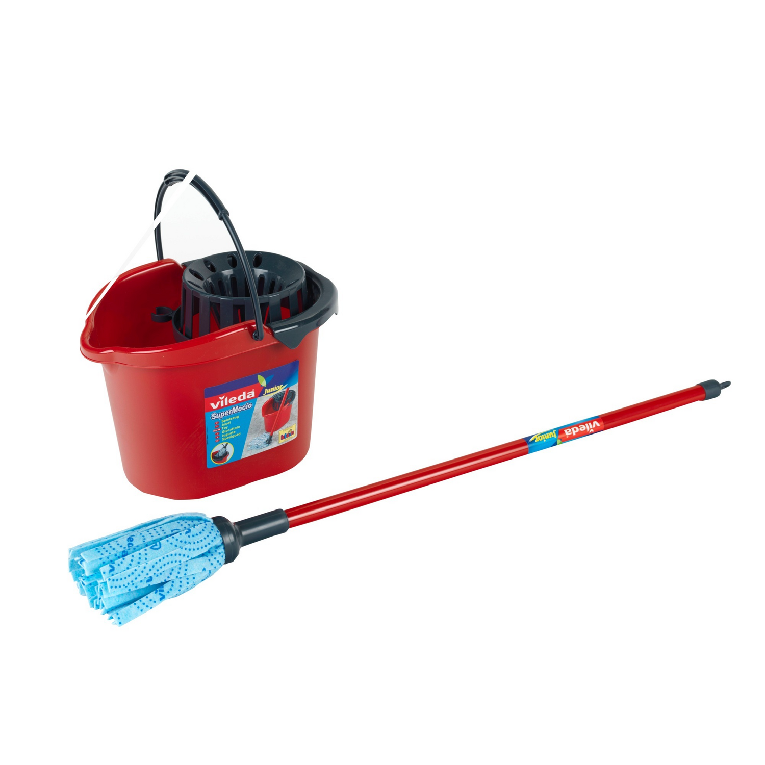 B-Ware Vileda Spielzeug Wischmopp Set Mit Eimer Und Aufsatz Wischset Wischer 24 Stück - 4009847067227