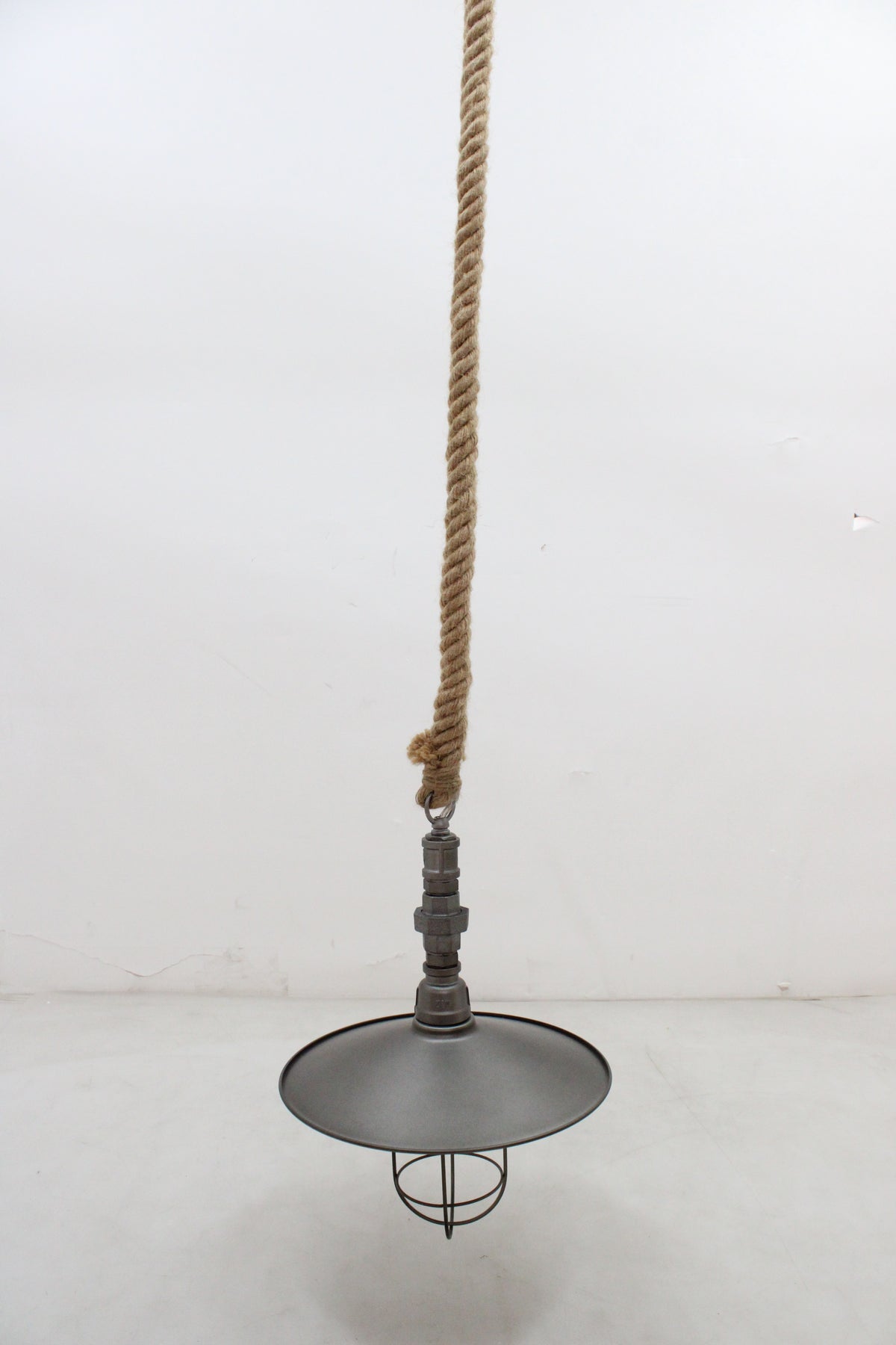 Hängeleuchte Pendellampe Vintage Zaida Käfigschirm Grau Metall SIEHE TEXT/FOTO - 4251096550887