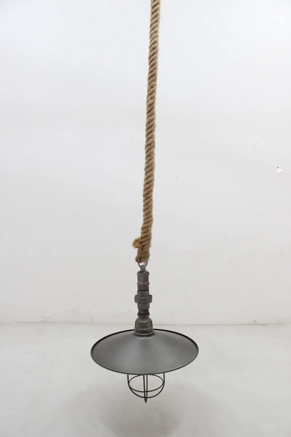 B-Ware Hängeleuchte Pendellampe Vintage Zaida Käfigschirm Grau Metall Siehe Text/Foto - 4251096550887