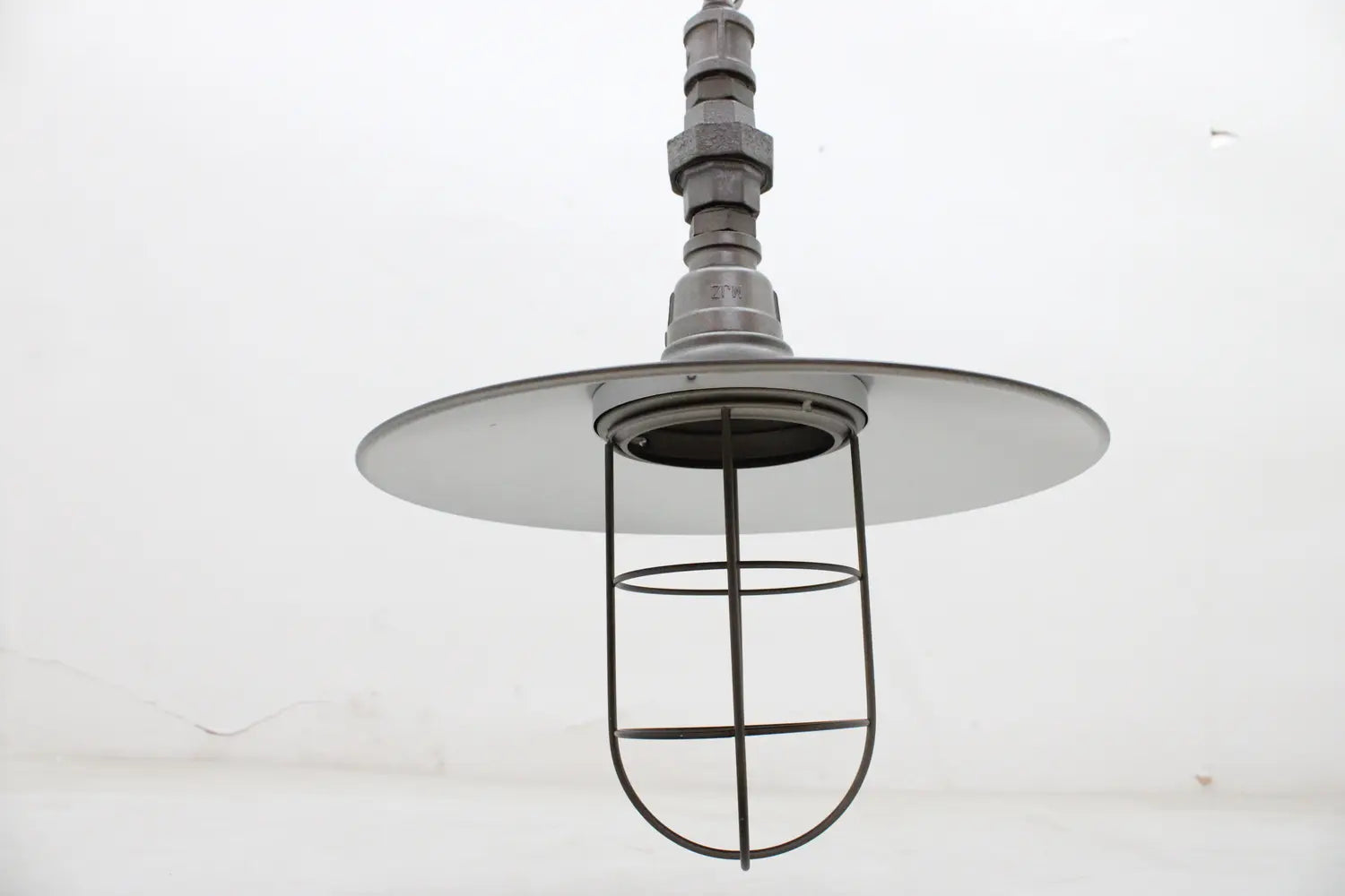 B-Ware Hängeleuchte Pendellampe Vintage Zaida Käfigschirm Grau Metall Siehe Text/Foto - 4251096550887