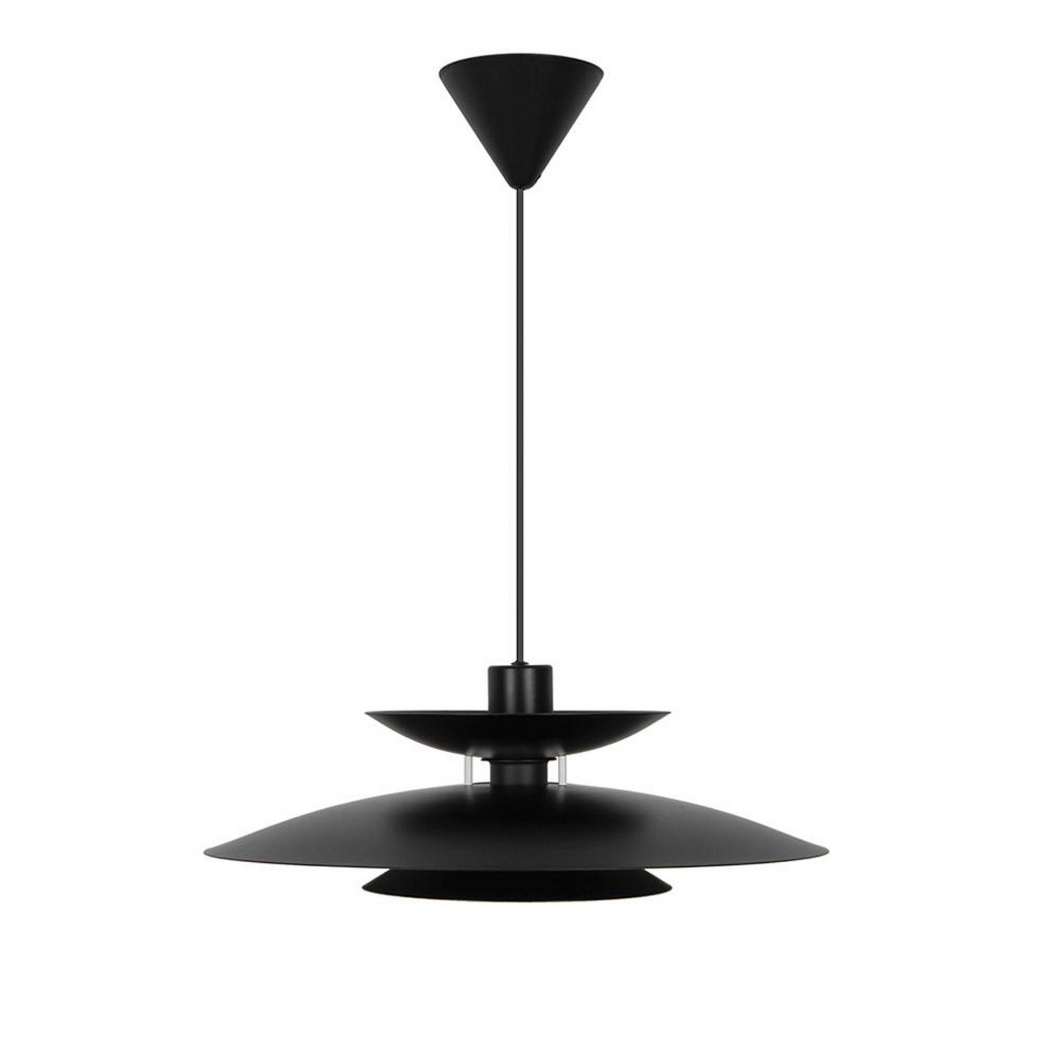 Viokef Hängeleuchte Pendelleuchte Nino Schwarz ø 45 Cm Metall E27 Leuchte B-Ware - 5201769111852