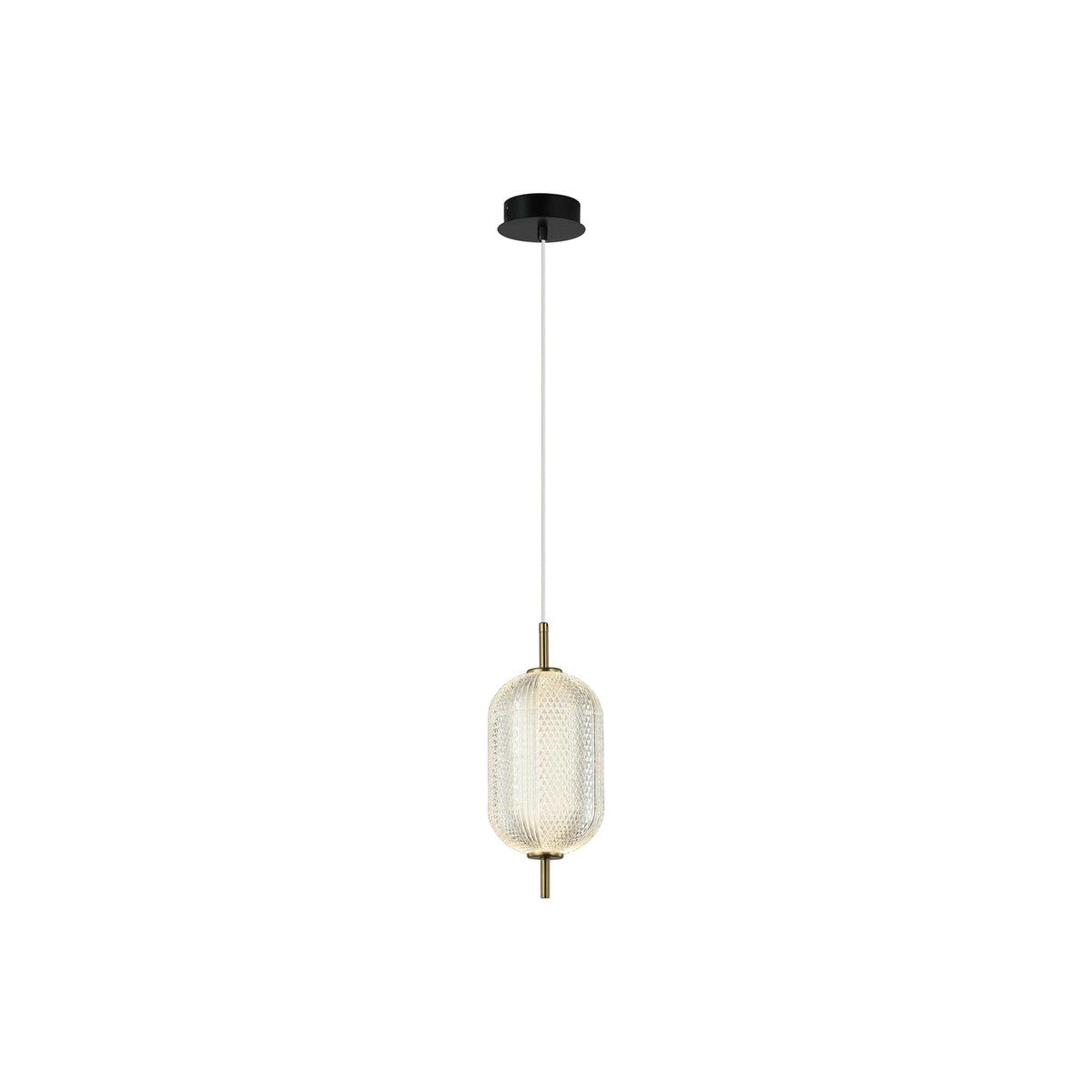 Viokef Hängeleuchte Pendelleuchte LED bronze Acryl Leuchte Lampe Klar - 5201769111937