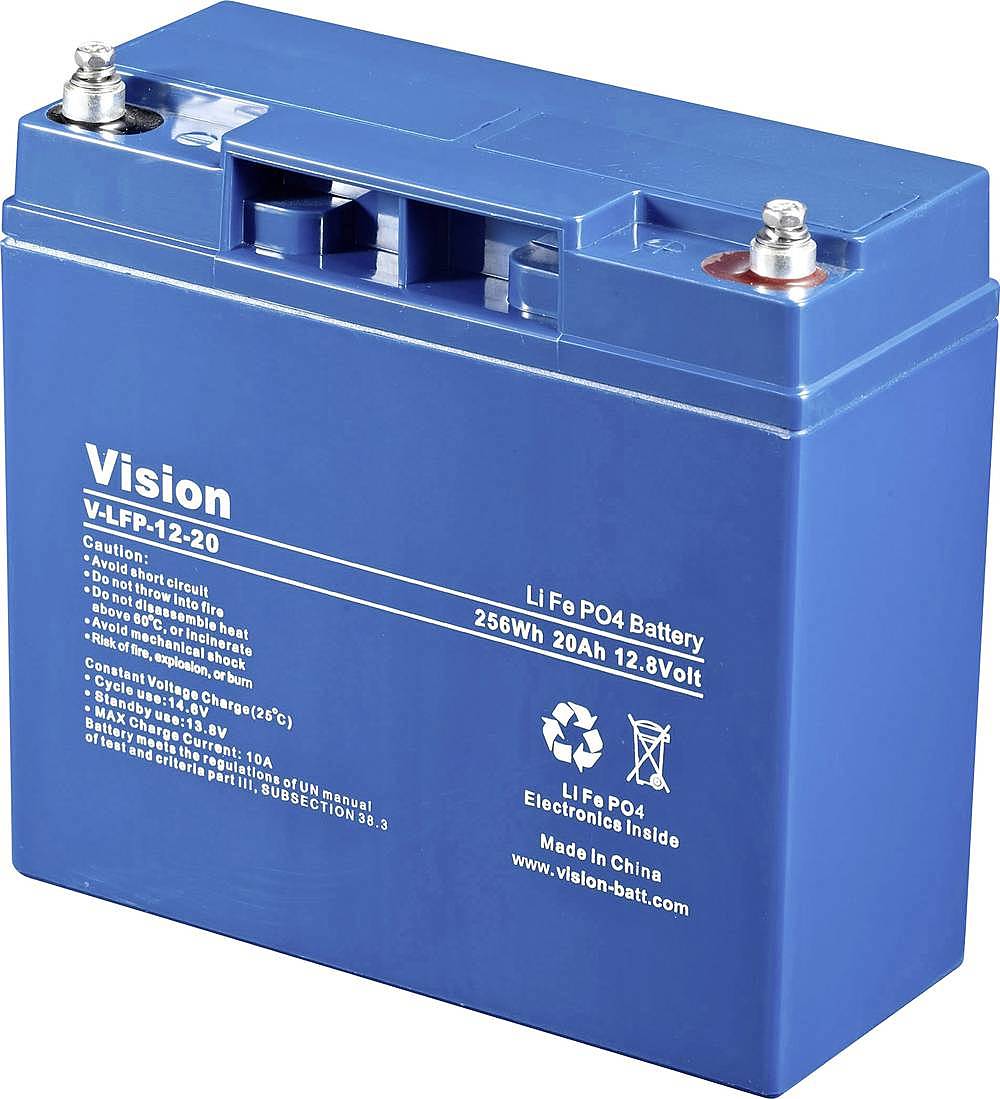 B-Ware Vision Akkus Li Fe Po4 Spezial Akku Li Fe Po Block Schraubkontakt 12.8 V 20000 M Ah - 2050004641745