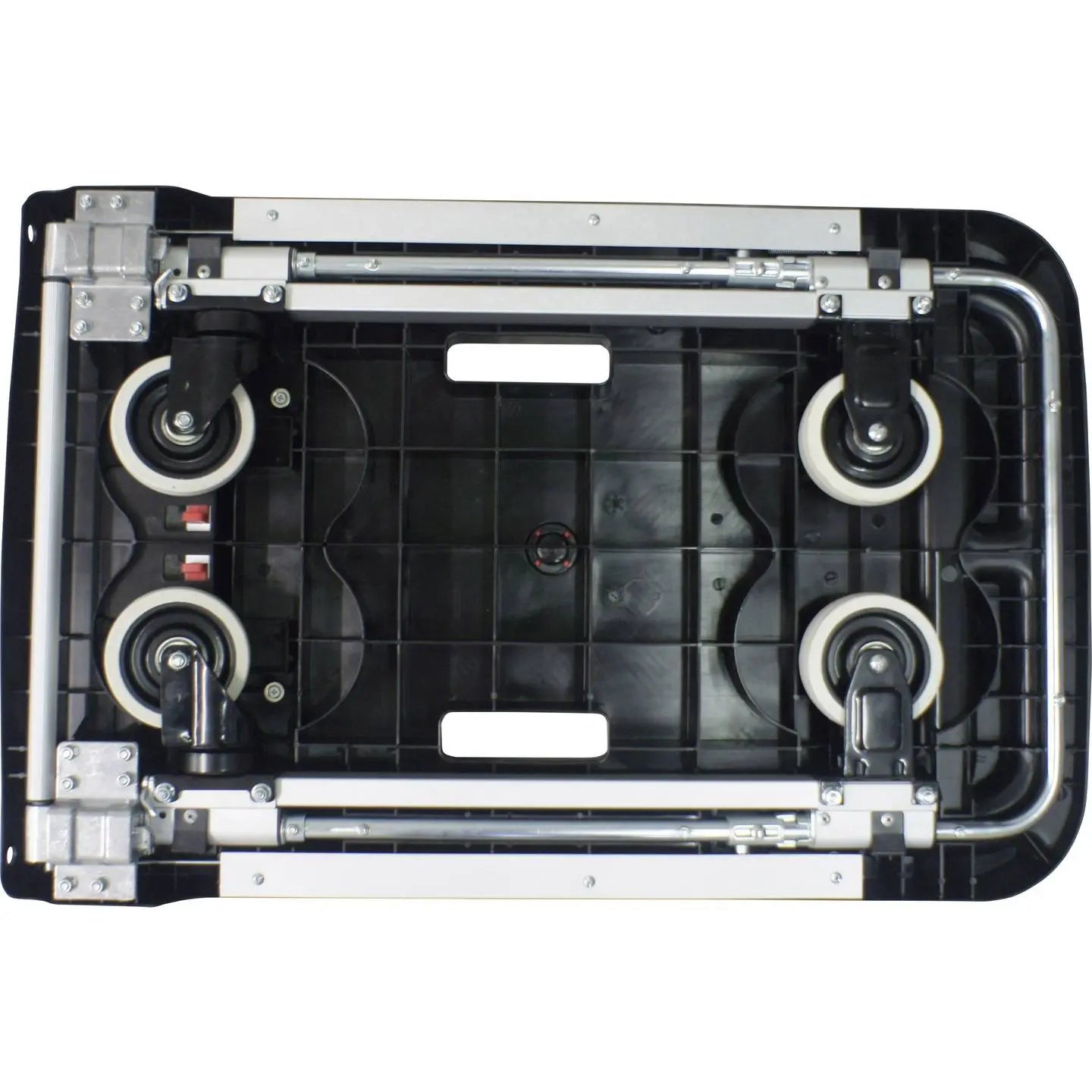B-Ware Viso Plattformwagen Rmp 900 Transportwagen Alu Schwarz Klappbar 200kg 80x52x87cm - 3321360026316