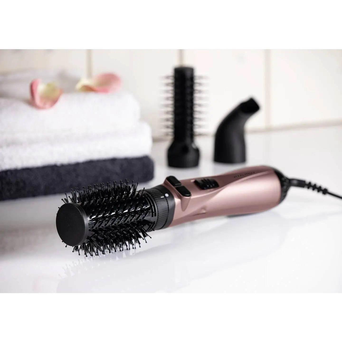B-Ware Vita Lmaxx Warmluftbürste Styling Föhnbürste Anthrazit Rundbürste Haarstyler - 4052926063924