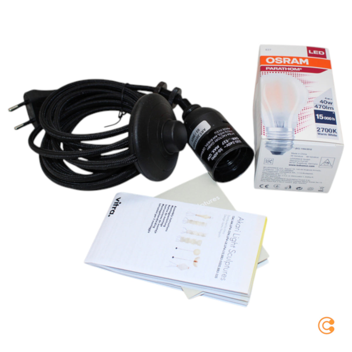 Vitra Akari 13A Stehleuchte Lampe Licht Weiß Raum Beleuchtung SIEHE TEXT/FOTO - 4055737071485