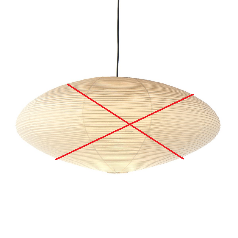 B-Ware Vitra Akari 26 A Pendelleuchte Hängeleuchte Deckenlampe Leuchte  Siehe Text/Foto - 4055737056949