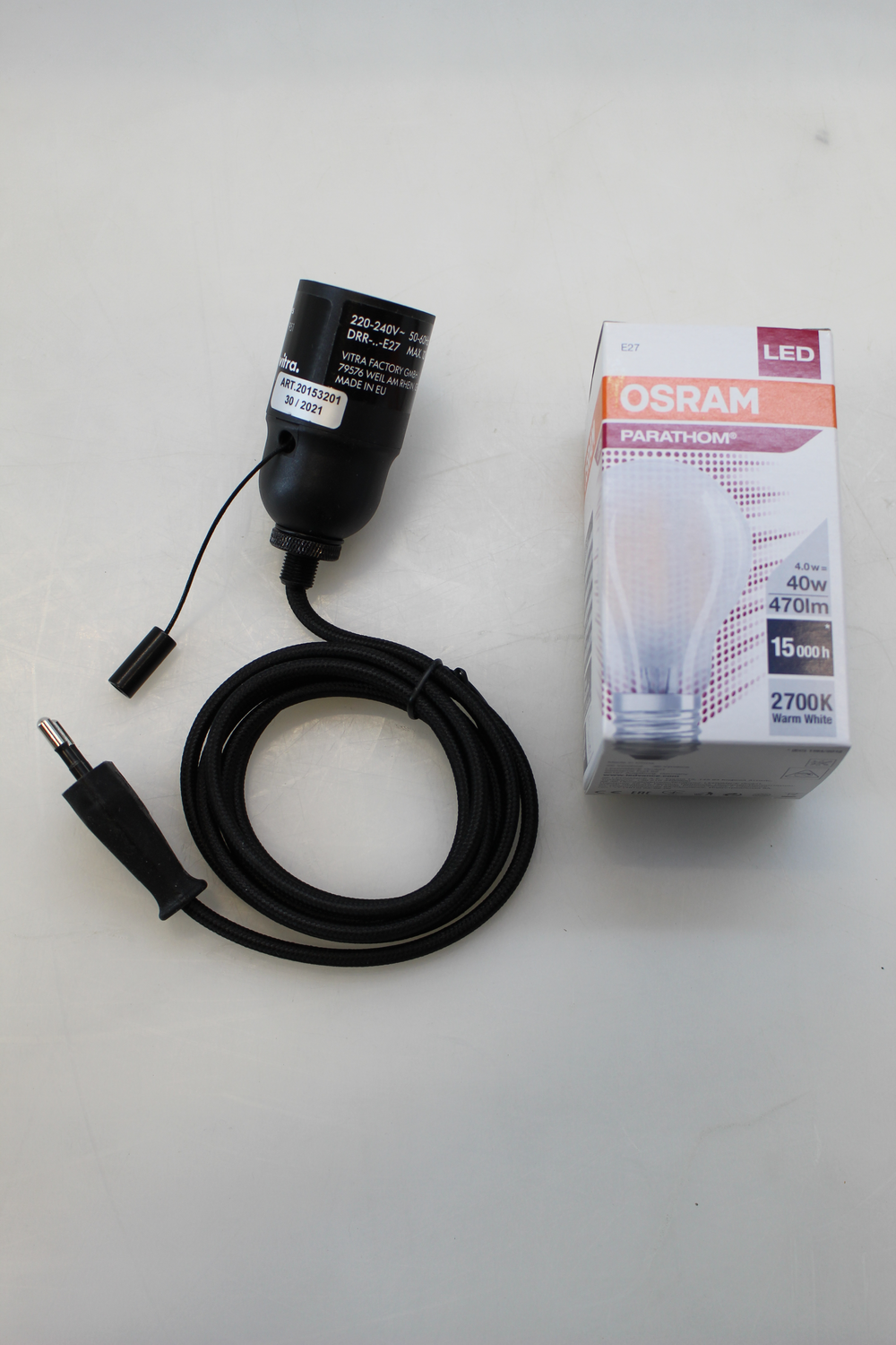 Vitra Akari 1 A Stehlampe Leuchte Lampe Ersatzteil Elektrifizierungsset Ersatz  B-Ware - 4055737056987