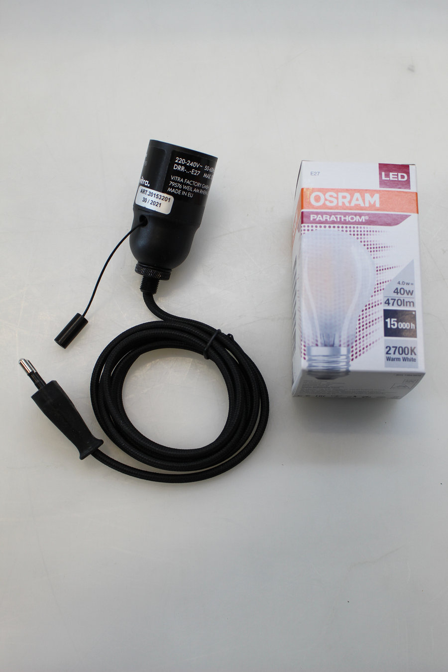 Vitra Akari 1 A Stehlampe Leuchte Lampe Ersatzteil Elektrifizierungsset Ersatz  B-Ware - 4055737056987