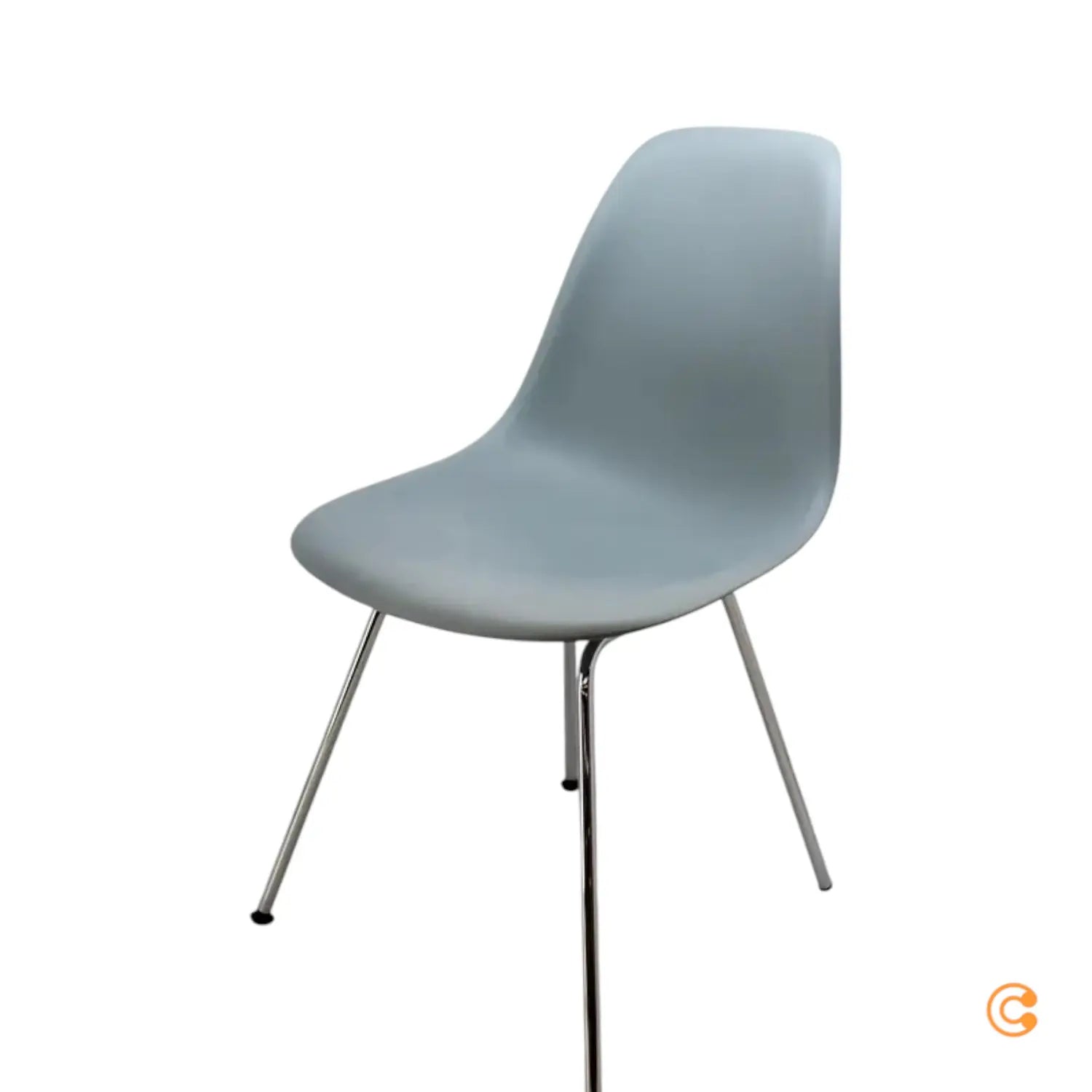 B-Ware Vitra Eames Dsx Stuhl Sitzmöbel Light Grey Verchromtes Gestell Siehe Text/Foto - 436013