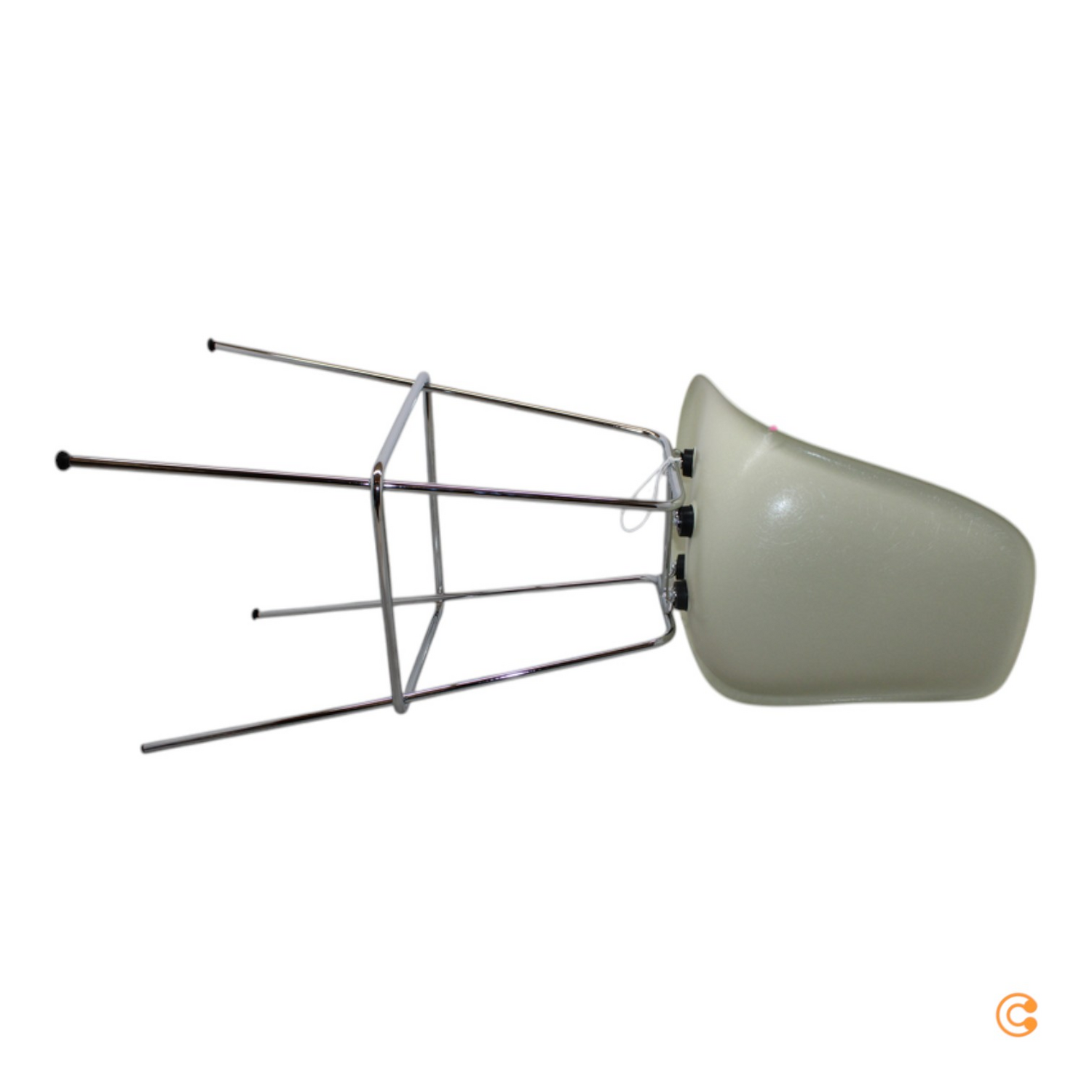 Vitra Barstuhl Hocker Sitz Eames Fiberglass Hoch Verchromt Siehe Text/Foto B-Ware - 4055737230561