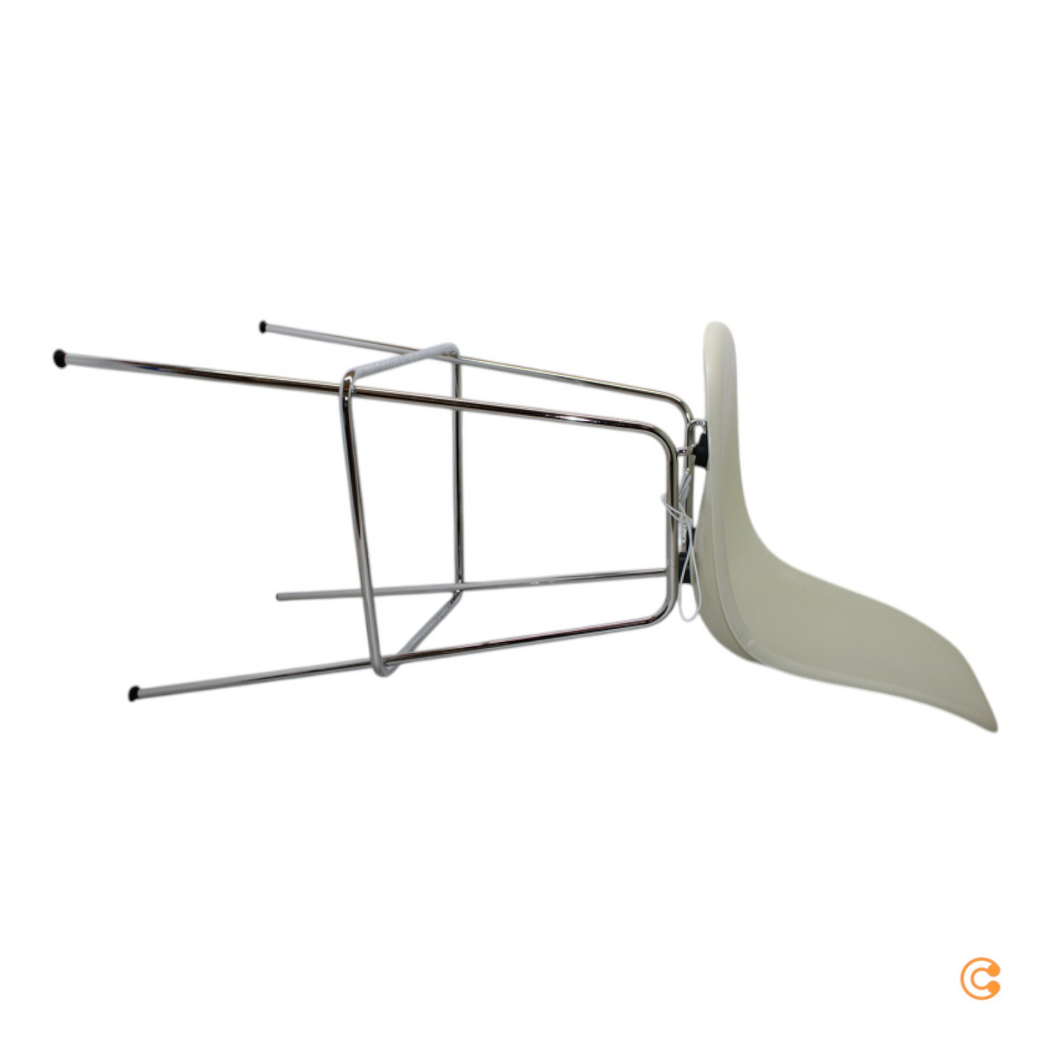 Vitra Barstuhl Hocker Sitz Eames Fiberglass Hoch Verchromt Siehe Text/Foto B-Ware - 4055737230561