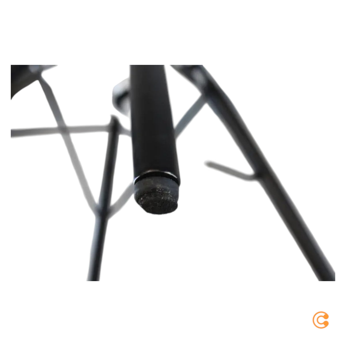 Vitra Stuhl Armchair Eames Kunststoff weiß Ahorn schwarz SIEHE TEXT/FOTO - 4055737018732