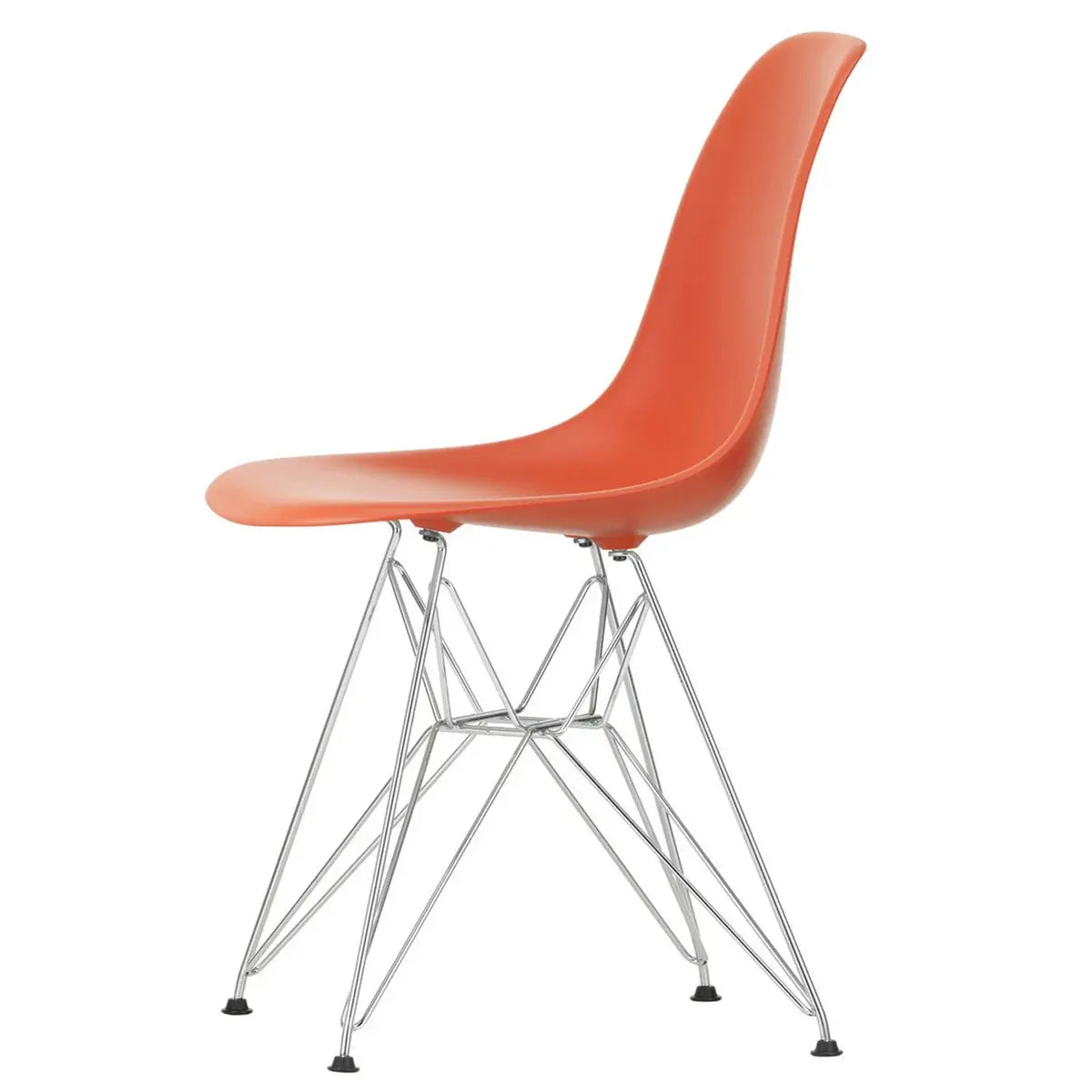 B-Ware Vitra Stuhl Sitzgelegenheit Esszimmerstuhl Kunststoffstuhl Poppy Red Filzgleiter - 4055737189890