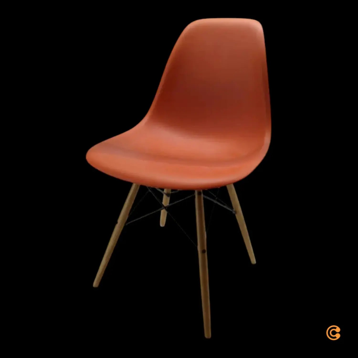 B-Ware Vitra Eames Re Dsw Plastic Side Chair Stuhl Blau Klassiker Siehe Text/Foto - 4055737195761
